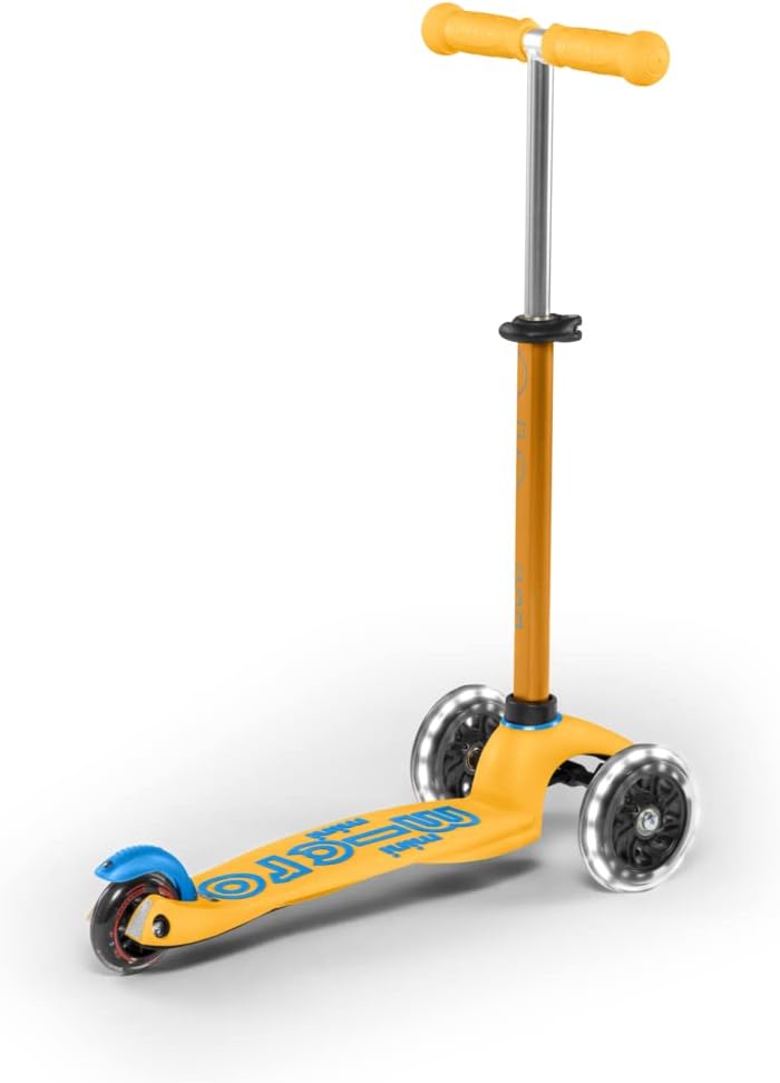 Micro Mini Deluxe Scooter with LED Wheels - Apricot - Laadlee