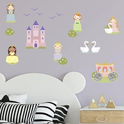 My Nametags Wall Stickers - Princess - Laadlee