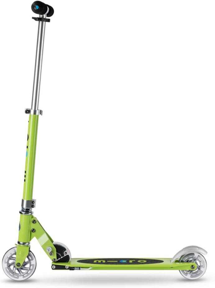 Micro Sprite Scooter with LED Wheels - Chartreuse - Laadlee