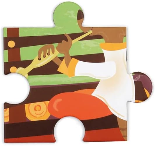 Scratch Europe Elephant Contour Puzzle 37 Pieces - Laadlee