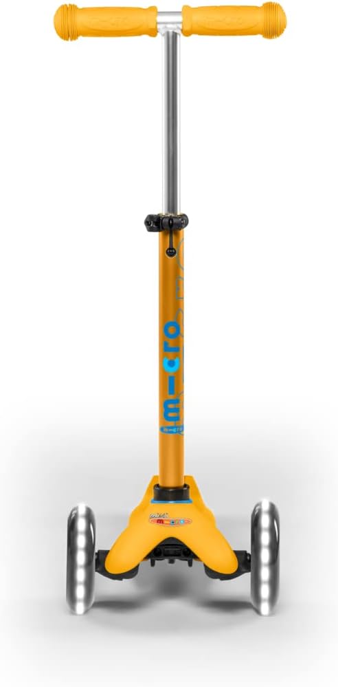 Micro Mini Deluxe Scooter with LED Wheels - Apricot - Laadlee