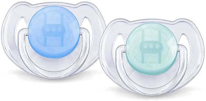 Philips Avent Soother Silicone Transparent (6M - 18M) - (Pack of 2) - Laadlee