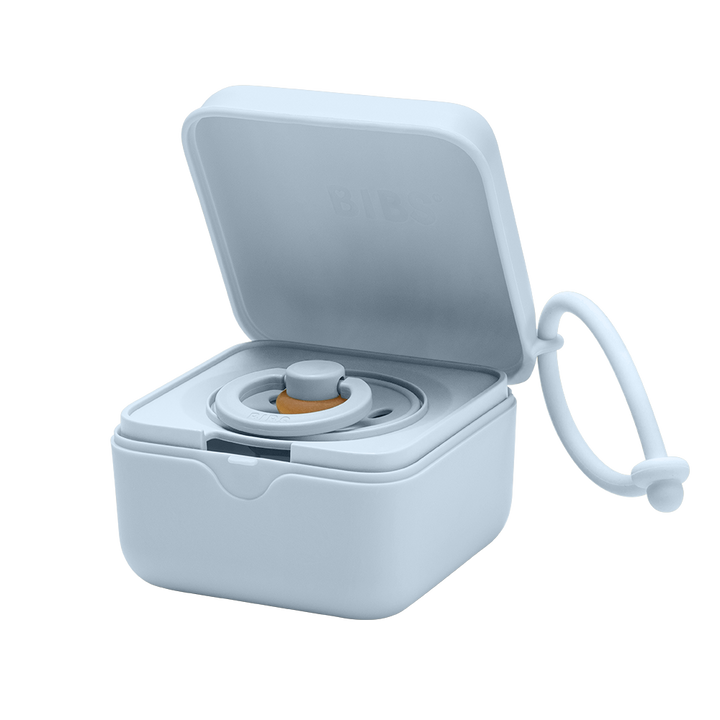 BIBS x LIBERTY Pacifier Box - Chamomile Lawn / Baby Blue - Laadlee