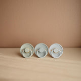 Frigg Rope Silicone Baby Pacifier 6M-18M, 1Pack, Silver Gray - Size 2 - Laadlee