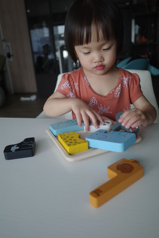 PlanToys Animal Puzzle Game - Laadlee