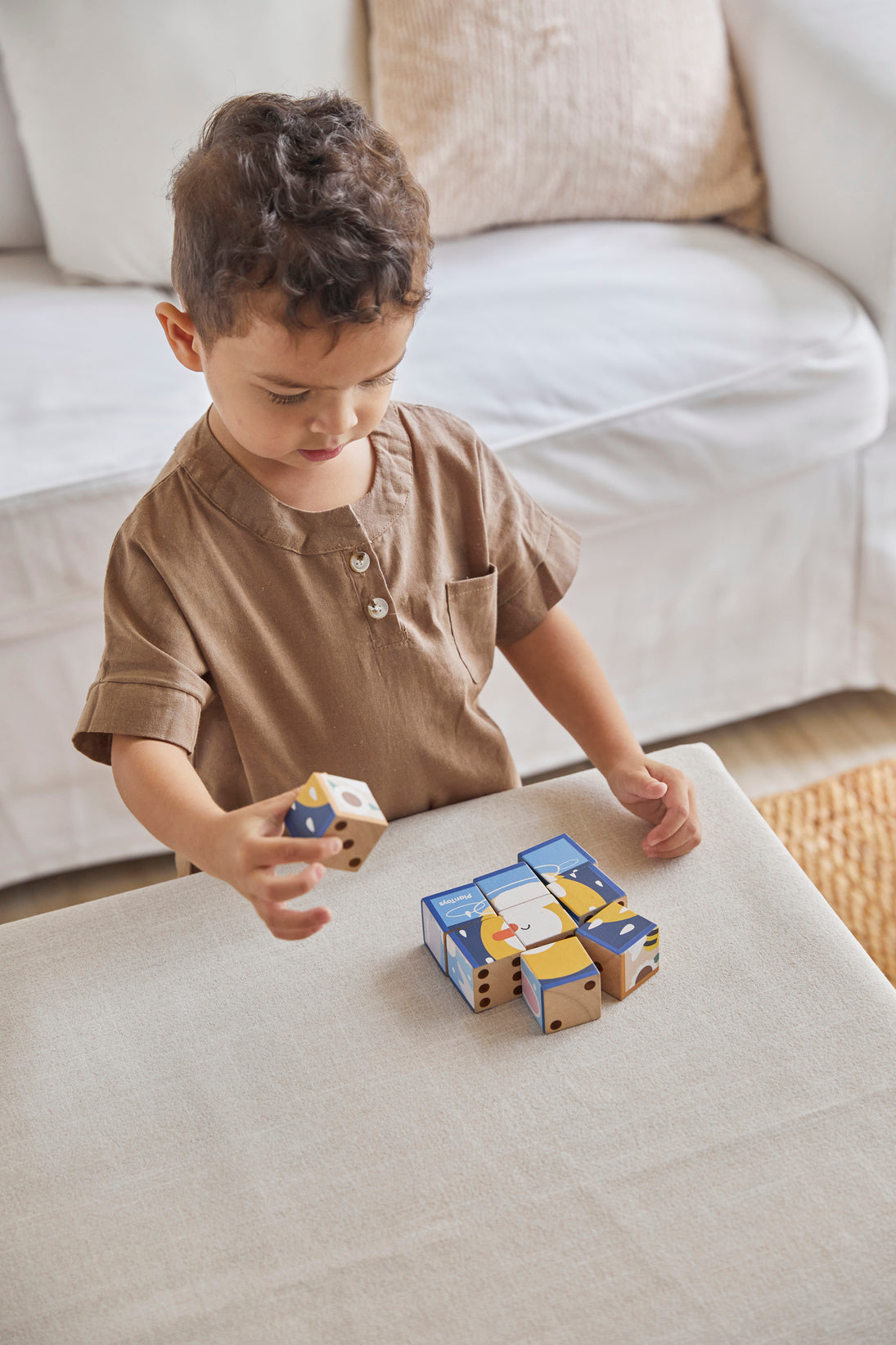 PlanToys Animal Puzzle Cubes - Laadlee