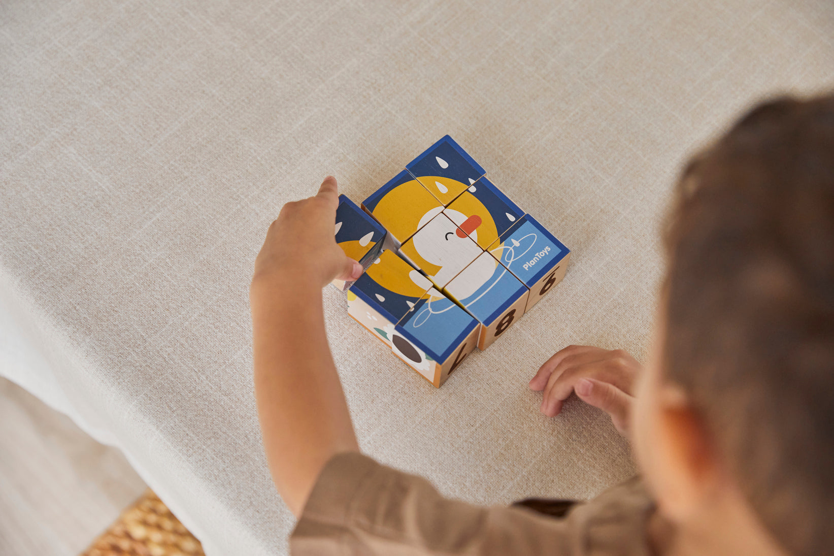 PlanToys Animal Puzzle Cubes - Laadlee