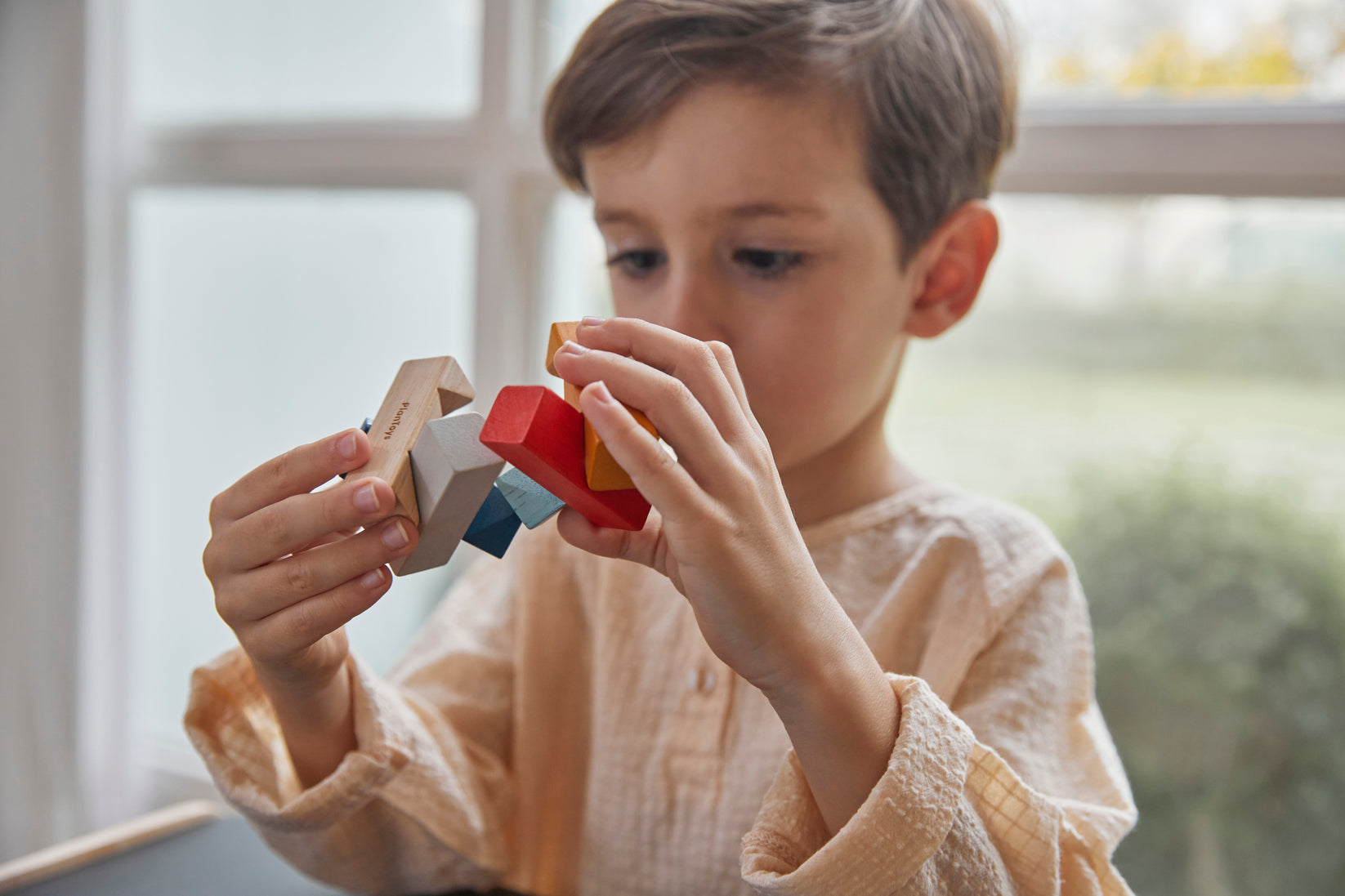 PlanToys Planmini - Rectangular Puzzle - Laadlee