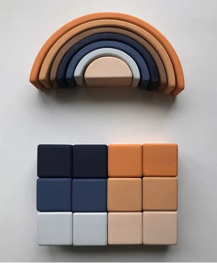 SABO Concept - Wooden Rainbow Toy Mini - Desert Night - Laadlee