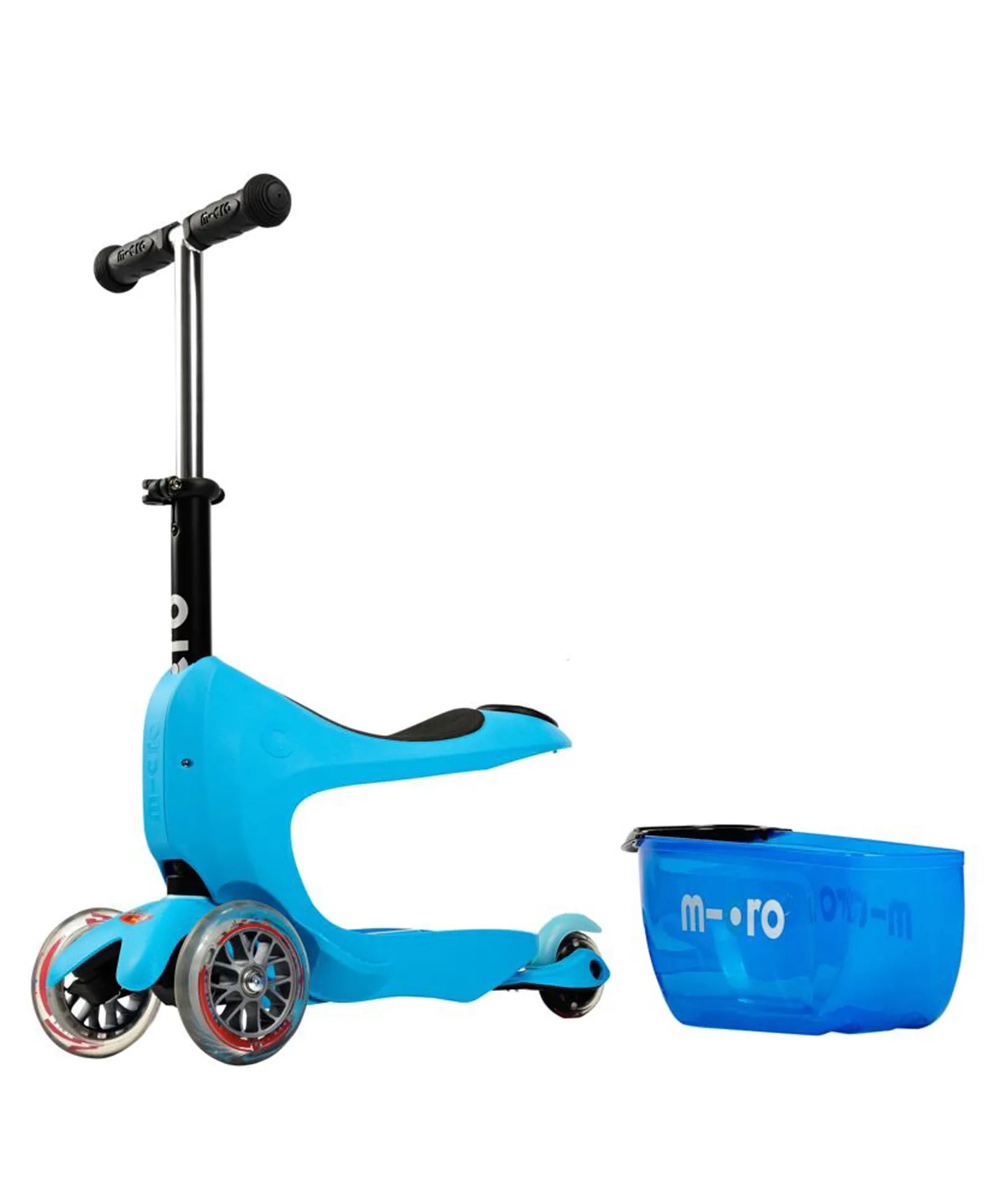 Micro Mini2go Deluxe Scooter - Blue - Laadlee