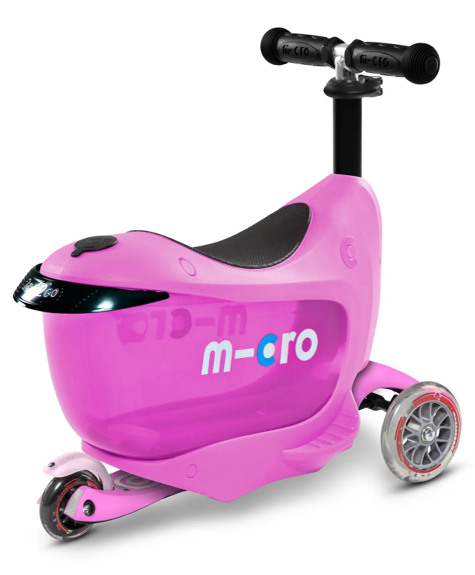 Micro Mini2go Deluxe Scooter - Pink - Laadlee
