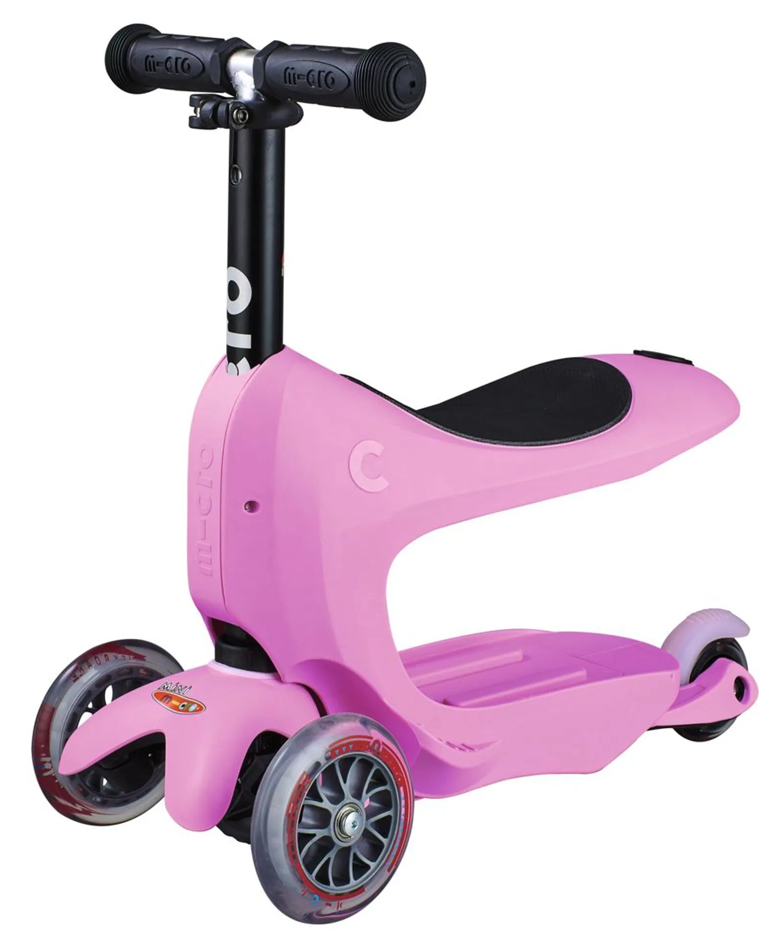 Micro Mini2go Deluxe Scooter - Pink - Laadlee