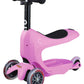 Micro Mini2go Deluxe Scooter - Pink - Laadlee