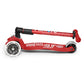 Maxi Micro Deluxe Foldable LED Scooter - Red - Laadlee