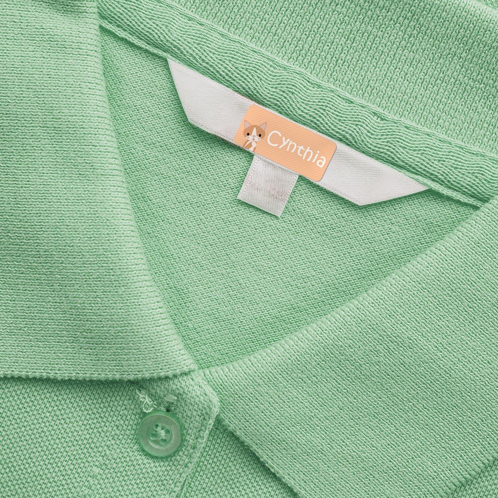 My Nametags Iron-ons - Cat (Pack of 56) - Laadlee