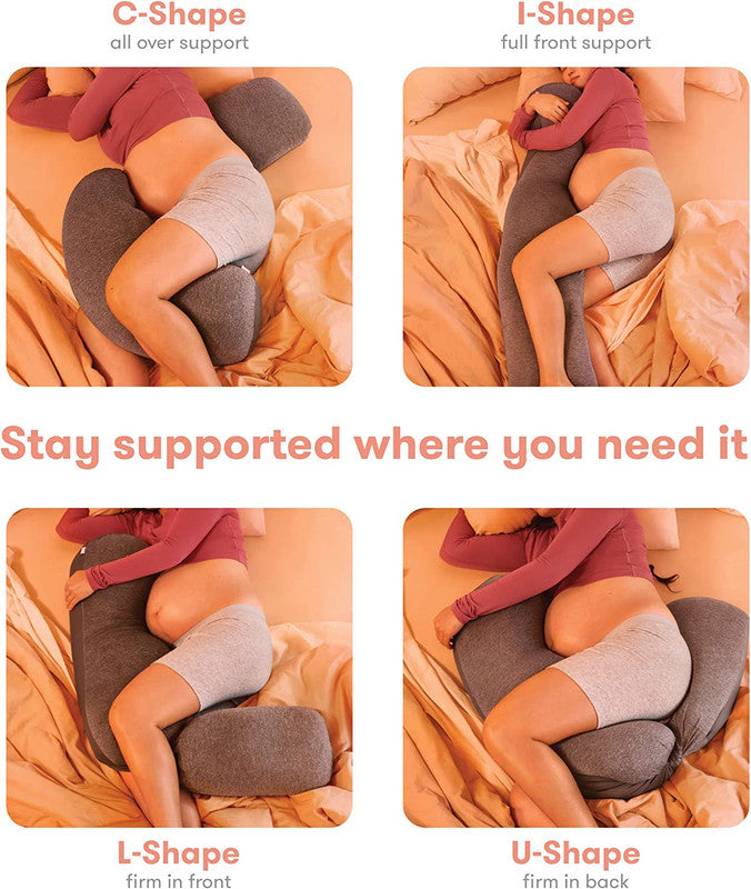 Frida Mom - Adjustable Keep-Cool Pregnancy Pillow - Laadlee