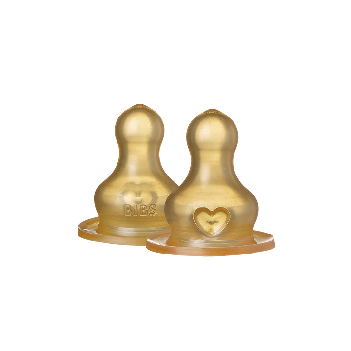 BIBS Baby Bottle Nipple Medium Flow - 2 packs - Laadlee