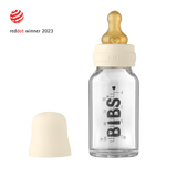 BIBS Baby Bottle 110ml - Ivory - Laadlee
