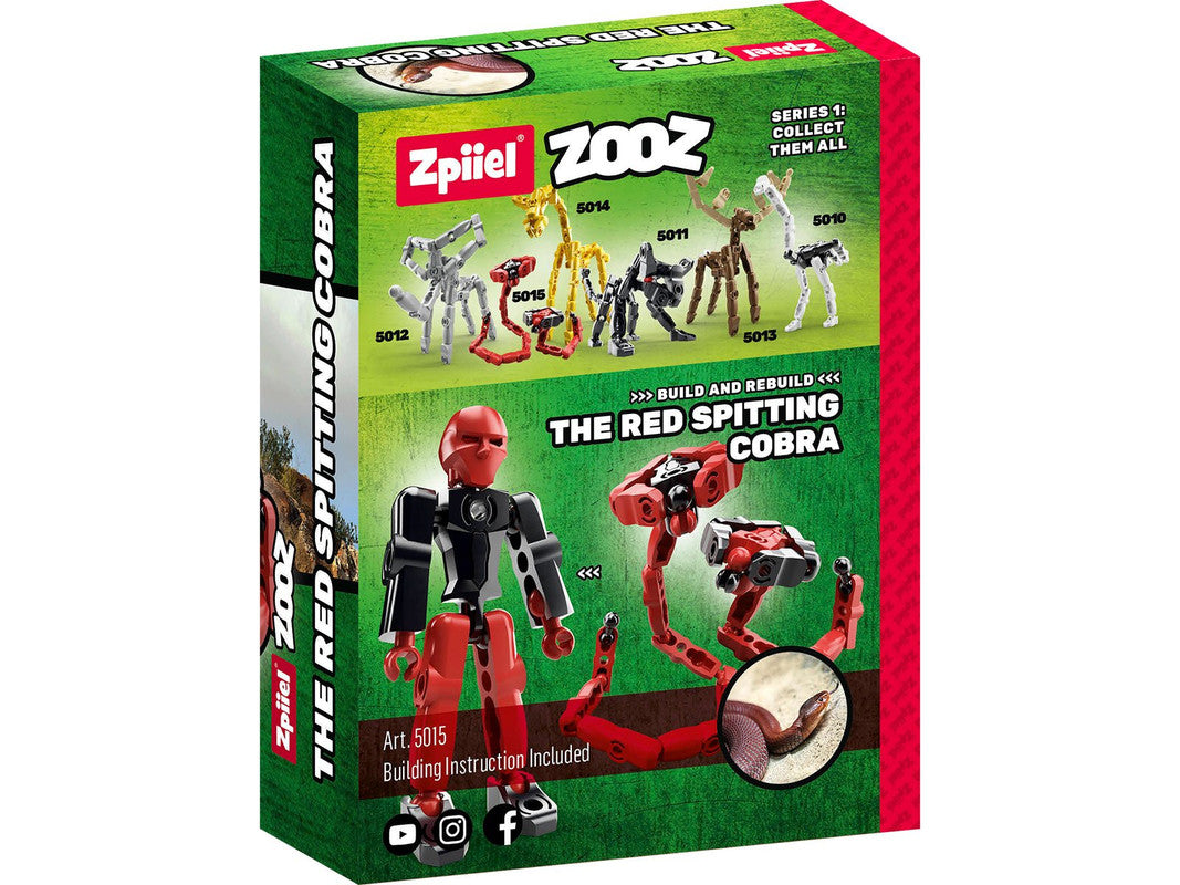 Zpiiel ZooZ - The Red Spitting Cobra - Laadlee