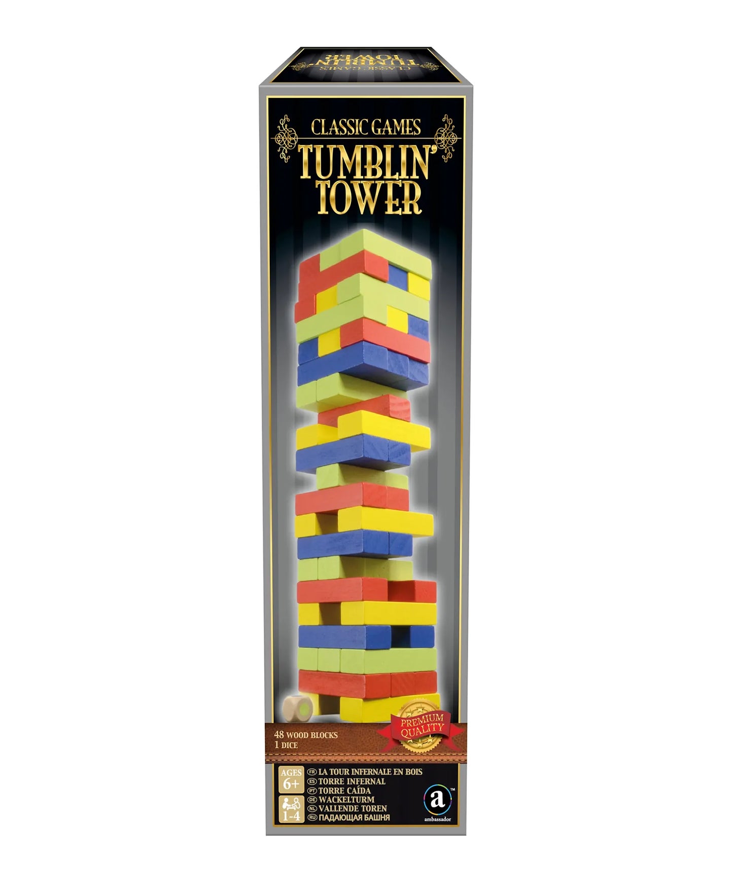 Ambassador - Classic Games - Tumblin' Tower (Coloured) - Laadlee