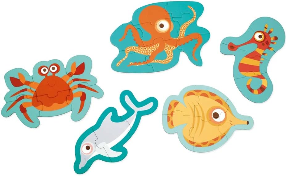 Scratch Europe Ocean Starter Puzzle With 5 Puzzles - Laadlee