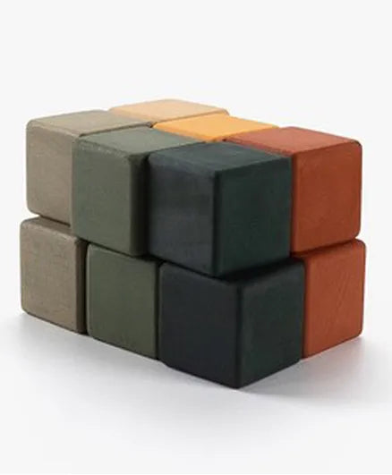 SABO Concept - Wooden Blocks Mini Set 12-pc - Jungle - Laadlee