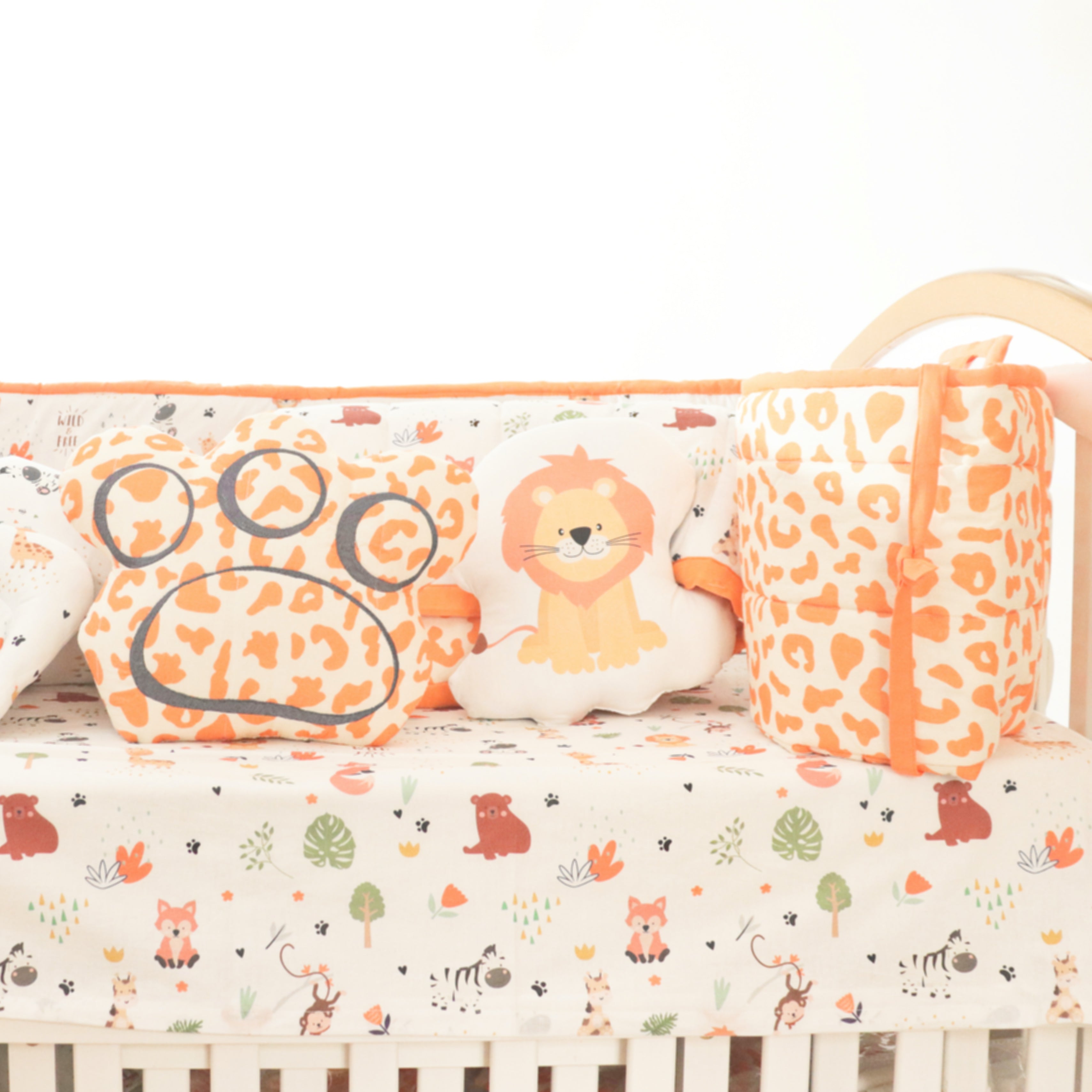 Yellow Doodle Cushion - Animal Paw - Laadlee