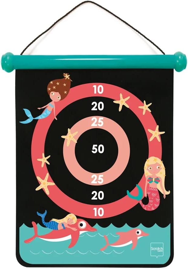 Scratch Europe Magnetic Darts Mermaid - Medium - Laadlee