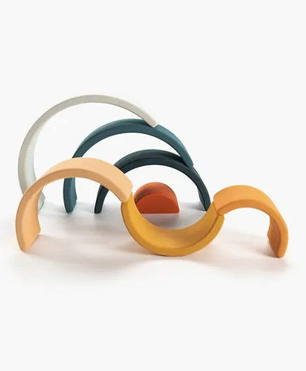 SABO Concept - Wooden Rainbow Toy Mini - Lagoon - Laadlee