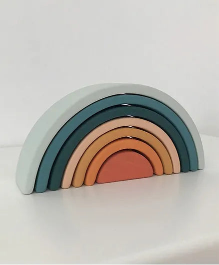 SABO Concept - Wooden Rainbow Toy Mini - Lagoon - Laadlee