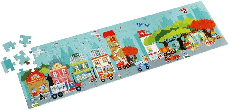 Scratch Europe City 100 PiecesPuzzle - Laadlee