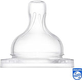 Philip Avent Anti Colic Teat Fast Flow, 4 Holes Normal (Pack of 2) - Laadlee