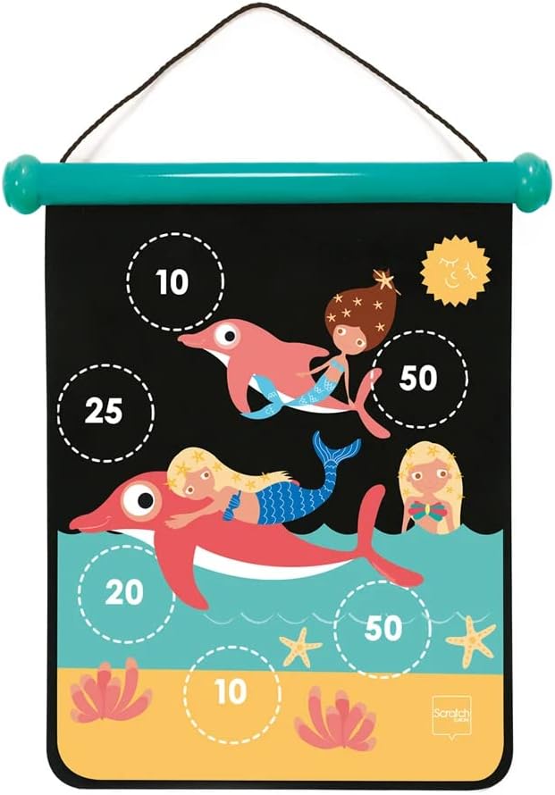 Scratch Europe Magnetic Darts Mermaid - Medium - Laadlee
