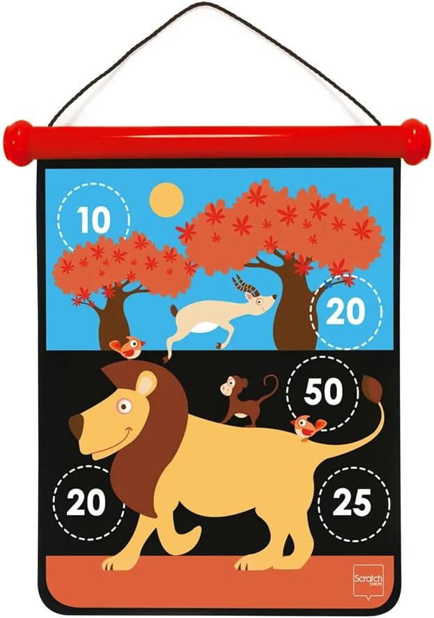 Scratch Europe Magnetic Darts Medium - Safari - Laadlee