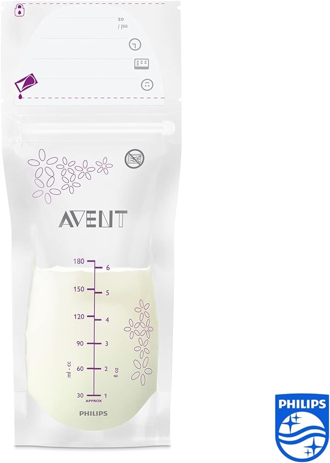 Philips Avent Breast Milk Storage Bags 180ml (Pack of 25) - Laadlee