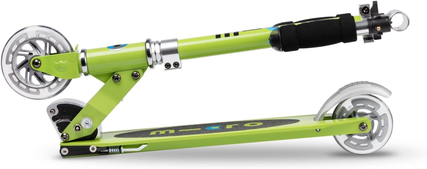 Micro Sprite Scooter with LED Wheels - Chartreuse - Laadlee