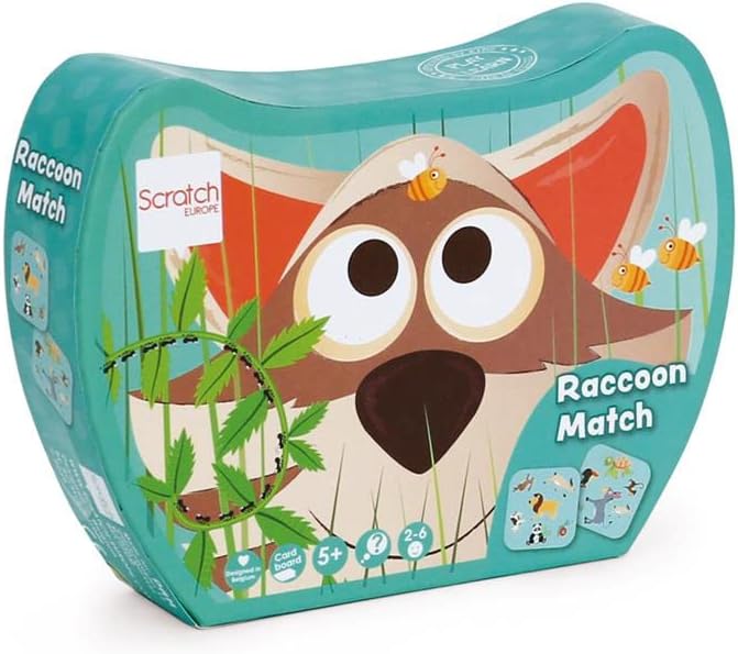 Scratch Europe Raccoon Match - Laadlee
