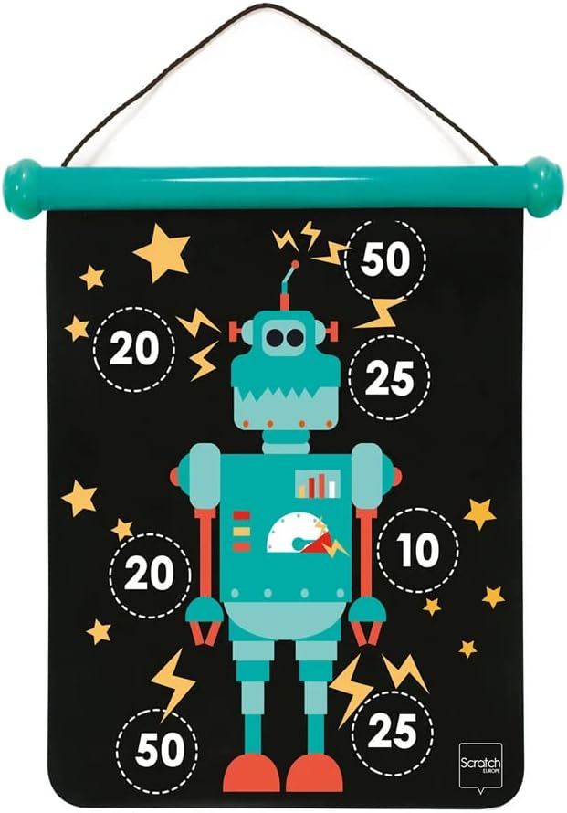 Scratch Europe Magnetic Darts Robot - Laadlee