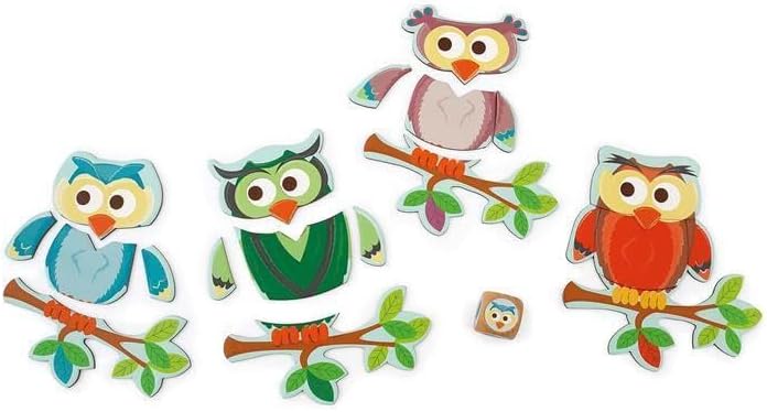 Scratch Europe Owl Puzzling Game - Laadlee