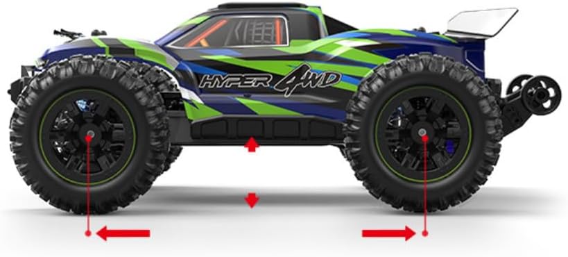 MJX Remote Control 2.4Ghz Hobby Grade Truck - Green - Laadlee