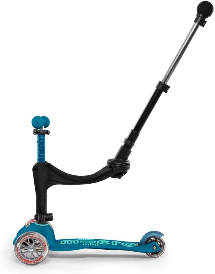 Micro Mini 3-in-1 Deluxe Plus Scooter- Ice Blue - Laadlee