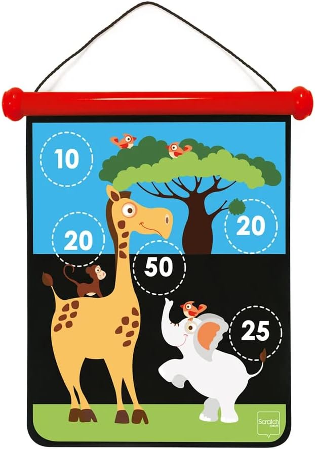 Scratch Europe Magnetic Darts Medium - Safari - Laadlee