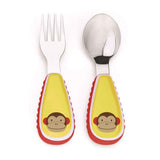 Skip Hop Zootensils Fork & Spoon - Monkey - Laadlee