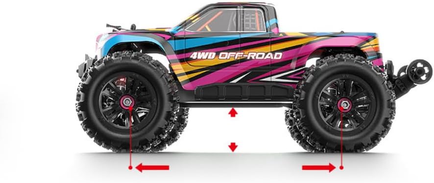 MJX Remote Control  2.4Ghz Brushless Hobby Grade Truck - Pink - Laadlee
