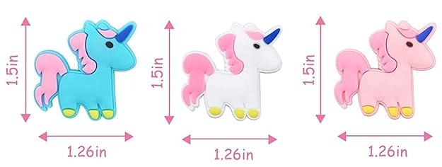 Pikkaboo Crocs Charms - Unicorn - Laadlee