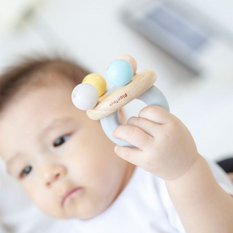 PlanToys Bell Rattle New Colour - Laadlee