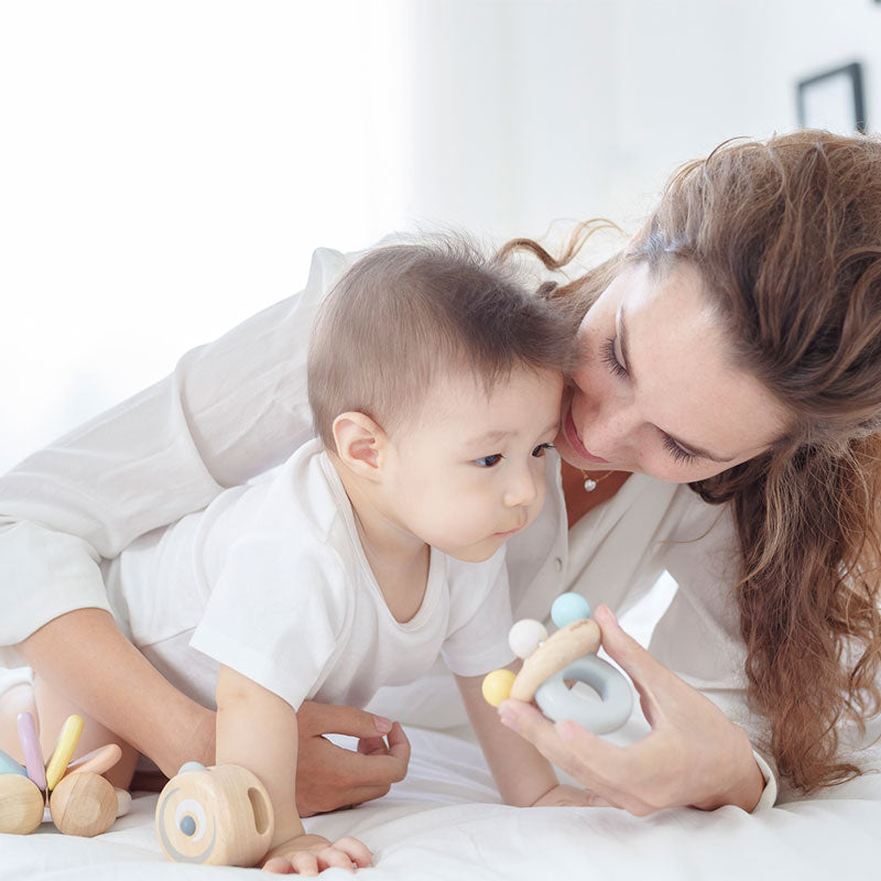 PlanToys Bell Rattle New Colour - Laadlee