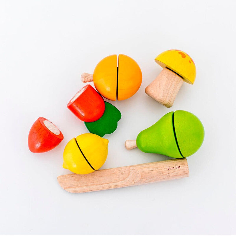 PlanToys Fruit & Vegetable Play Set - Laadlee
