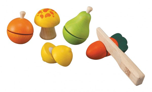 PlanToys Fruit & Vegetable Play Set - Laadlee