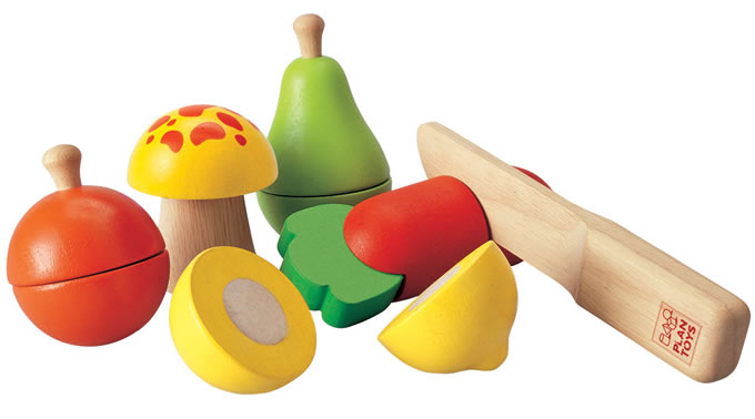 PlanToys Fruit & Vegetable Play Set - Laadlee